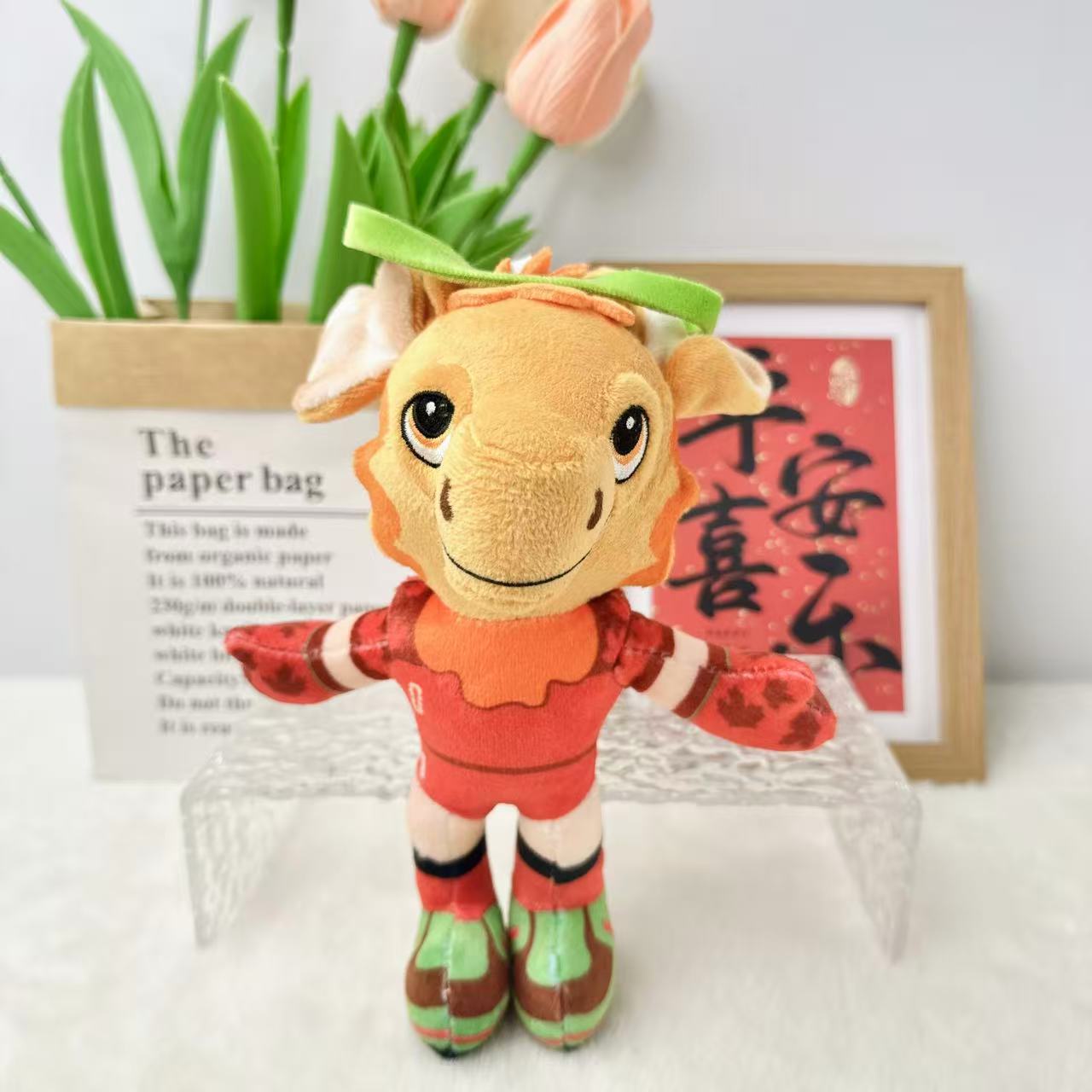 2026 Fußball IP Maskottchen Fußballmannschaft Plüschtier Puppe Taschenanhänger Fußballspiel Souvenir Weihnachtsgeschenke, Heiße Neujahrsgeschenke green
