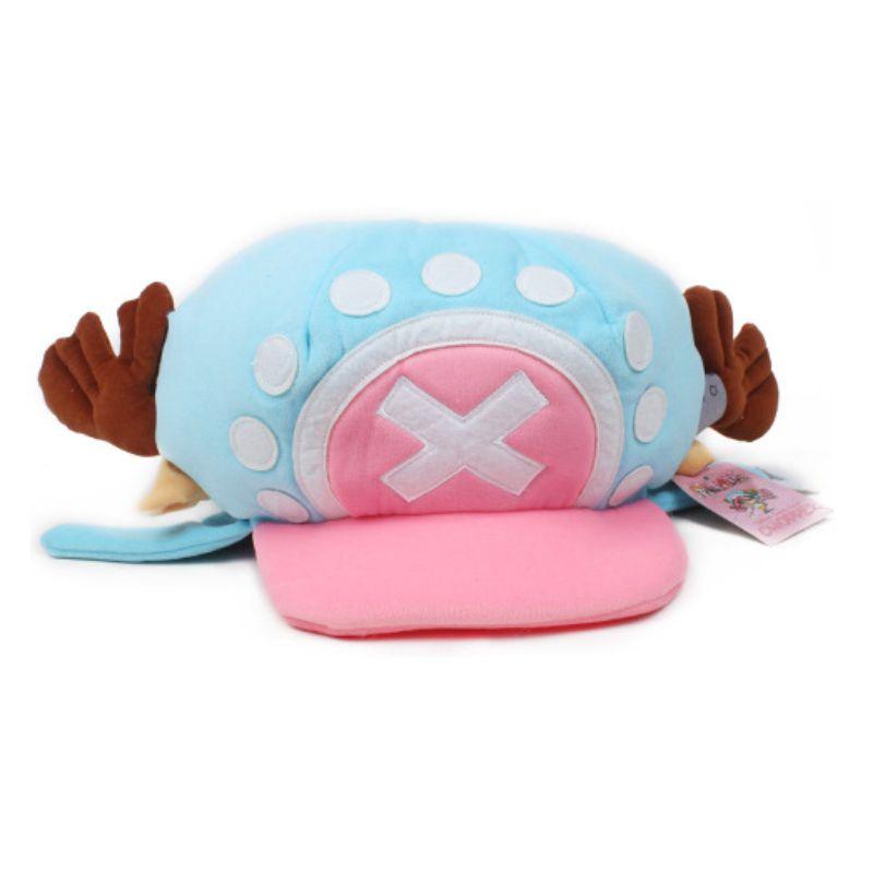 Anime One Piece Chopper Plüsch Fischerhut Weich und Niedlich Bekleidungsaccessoire LightBlue
