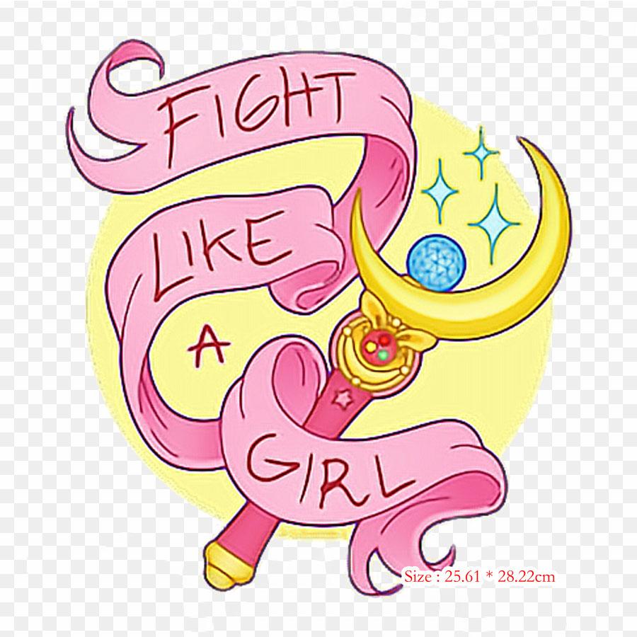 Kampf wie ein Mädchen, Sailor Moon, Smoking-Maske, Chibiusa, Aufnäher zum Aufbügeln für Kleidung, Applikation, Aufkleber auf Kleidung, hitzeempfindlicher individueller Aufnäher