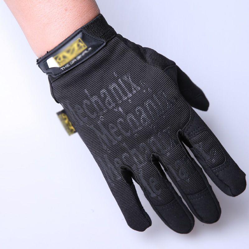 Mechanix Taktische Handschuhe Militär Fahrrad Rennen Sport Spiel Paintball Armee Mechaniker Black/Black,XL