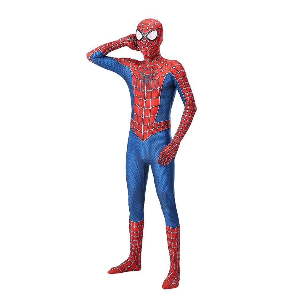 Kostüm Kinder Faschingskostüm Cosplay Kinder Jungen Kostümset Rot + Blau 100 rot