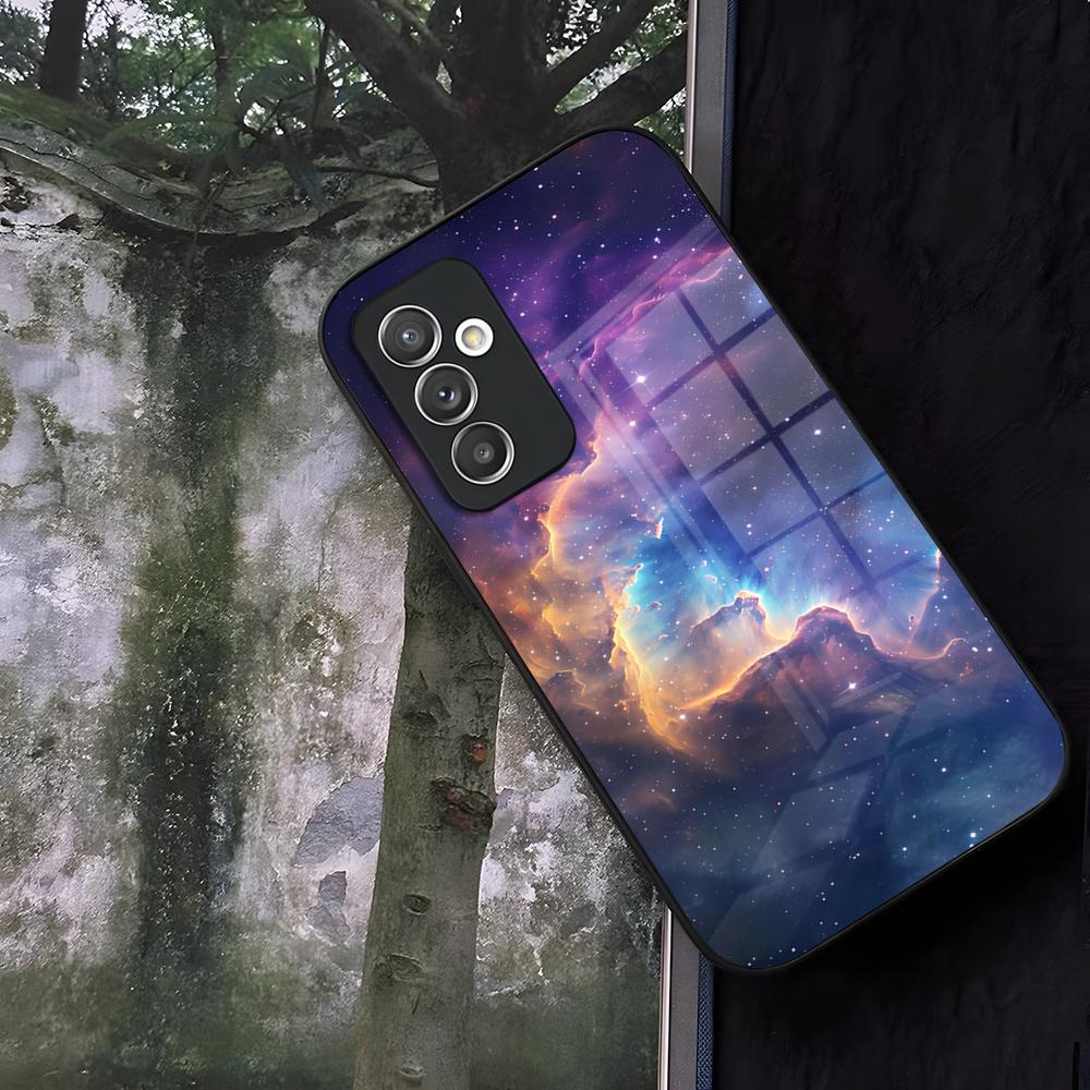 Weltraum Für Galaxie Universum Handyhülle Glas Für Samsung Galaxy S24 S26 S25 S22 S20 S23 S21 Ultra Fe Plus A16 A34 A54 A24 A52 A53 Galaxy S21 5G
