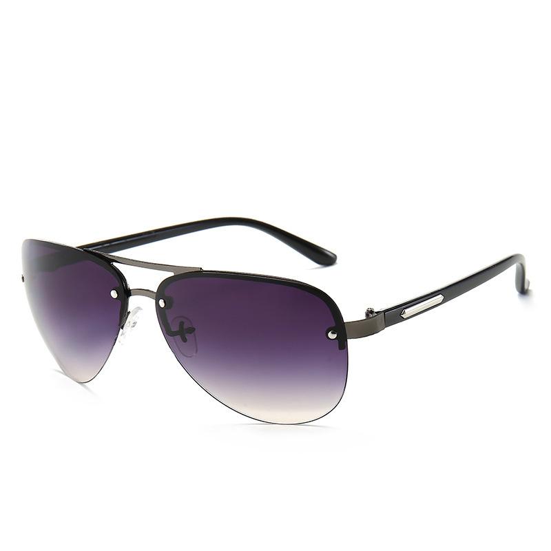 Klassische Vintage Runde Sonnenbrille Herren Damen Fahren Angeln Pilot nicht polarisiert Mode Linse Randlos Sonnenbrille UV400 style2