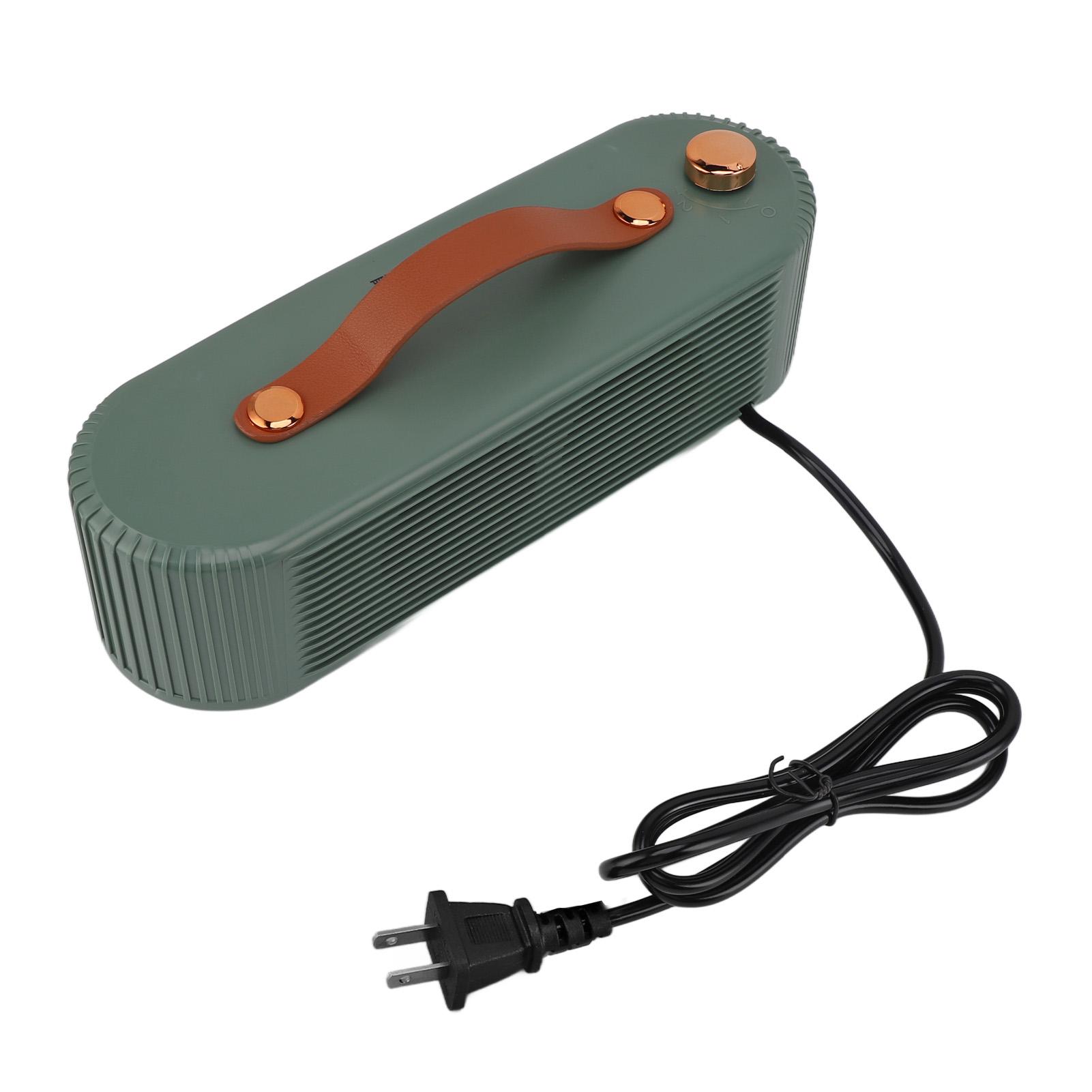 Desktop Multifunktionaler Raumheizer 800W Elektrische Heizungen 2 Stufen Einstellbar Desktop Elektrisch grün