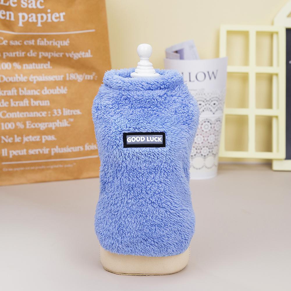 Warme Kleidung für kleine Hunde, weiches Fleece, für Katzen und Hunde, Haustier-Welpen-Winterweste, Kostüm für kleine und mittelgroße Hunde, Katzen, Chihuahua, Yorkie 2XL