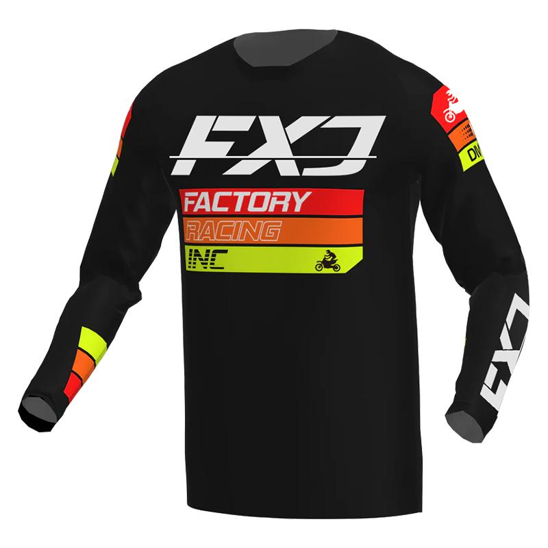 Motocross-Trikot, Rennen, Off-Road-Fahrrad, MX, Enduro, MOTO, Motorrad, Flexair-Kleidung, Herren, MOTO, Damen, Mountainbike, Dirt Bike, Downhill M-Jersey