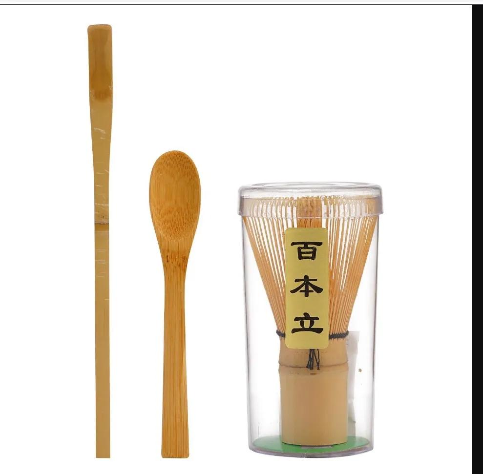 3/4-teiliges Matcha-Teeset, Bambus-Schneebesen, Schaufel, Keramik-Matcha-Schale, traditionelle handgefertigte Werkzeuge für die Teezubereitung im Innenbereich, Geburtstagsgeschenkset beige