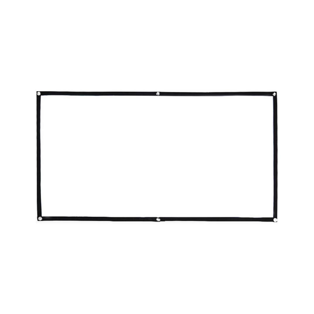 60/70/84/100/120/150 Zoll tragbare Projektor-Leinwand HD 16:9-Diagonale-Projektionswand, faltbares Heimkino für die Wandprojektion im Innen- und Außenbereich 60 inch