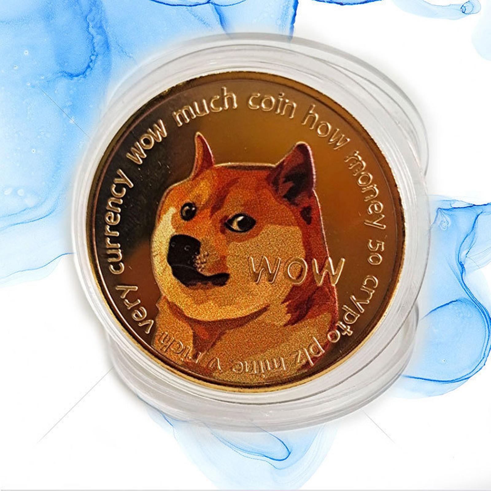 Gedenkmünze Brennholz Hund Virtuelle Währung Kunsthandwerk Souvenirs Sammler Geschenke One Size