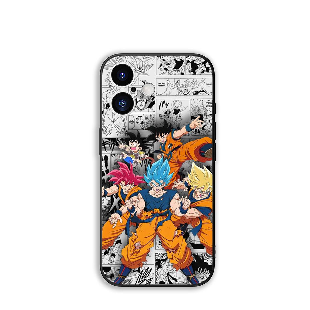 Gokus Dragon Ball Son Gohans Handyhülle für Apple iPhone 15 14 16 Plus 12 13 Mini 17 Pro Max + ProMax 16E Air Case Hülle iPhone Air