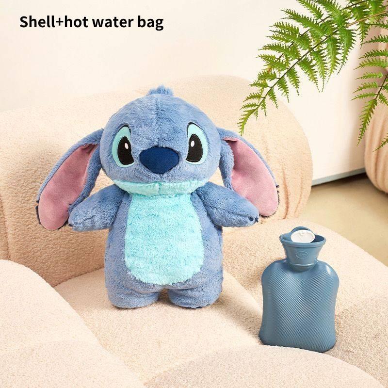 Niedlicher 30 cm großer Stitch-Plüsch-Wasserflaschenwärmer für wohlige Winterwärme Stitch