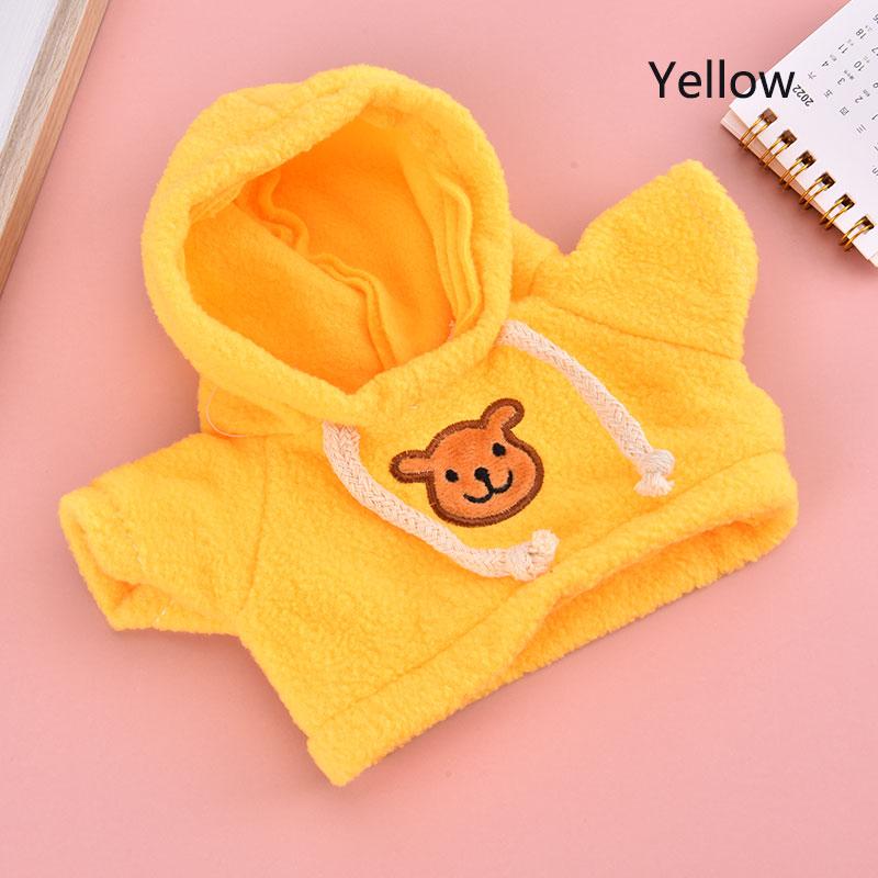 Plüschtier Kleiner Pullover Teddybär Pullover Pullover Cartoon Puppenkleidung gelb