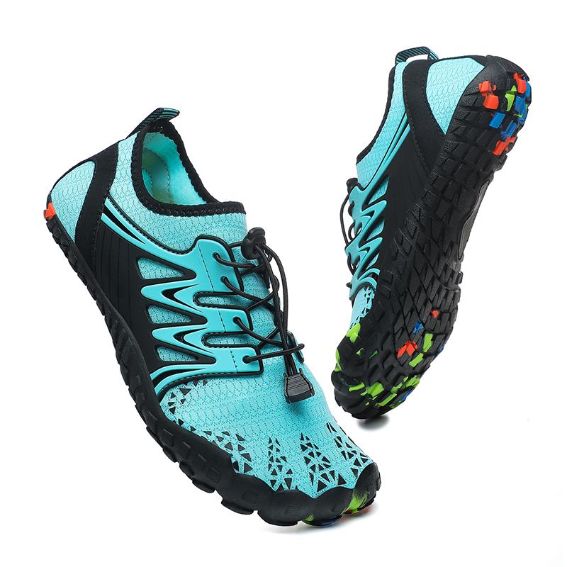 Schwimmen, Waten und Creek-Schuhe, Herren/Damen, leicht, rutschfest, schnell trocknend, Strandschuhe, Radfahren, Fitness, Laufband-Schuhe 38 blau