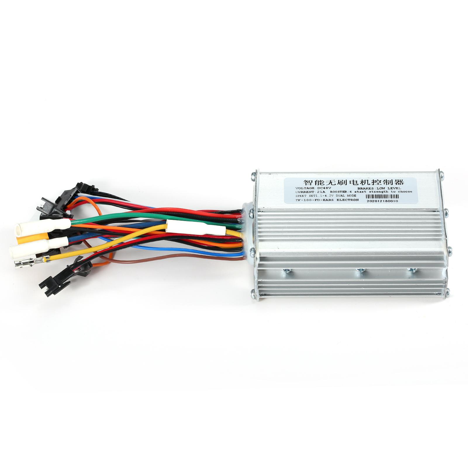 48V Aluminiumlegierung Elektroroller Motor Controller Intelligenter bürstenloser Motor Controller silber
