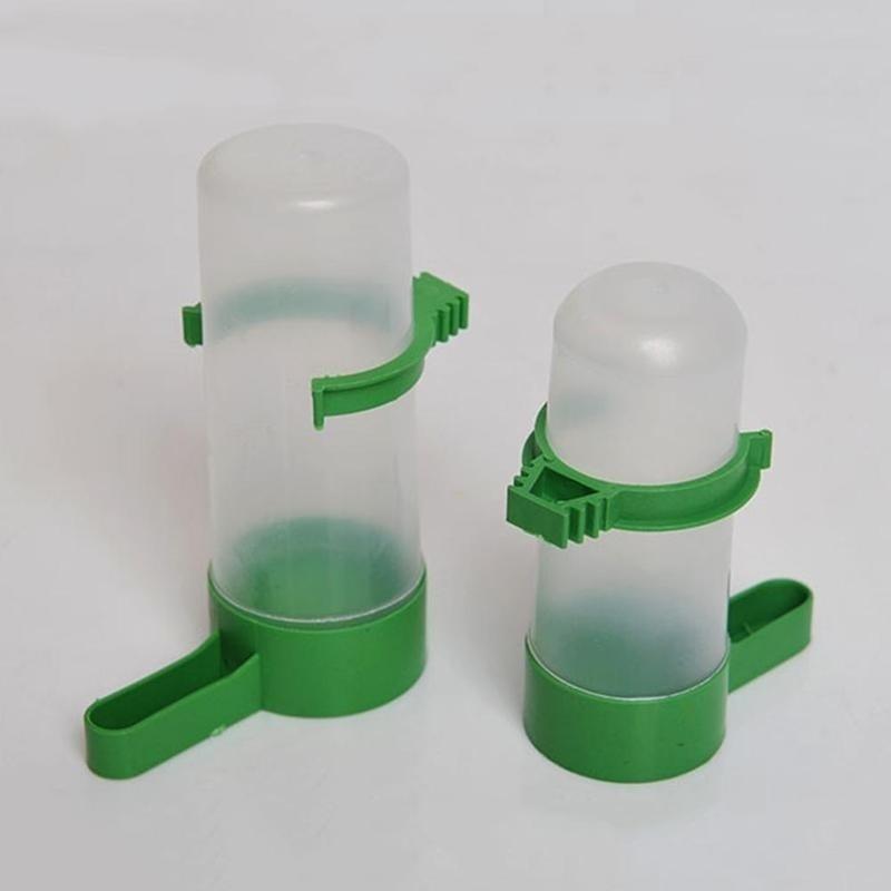 Vogelhaustiertränke, Futterspender, Wasserspender, Clip für Voliere, Wellensittiche, Nymphensittiche, Turteltauben, Vogelfutterstation, Landwirtschaftsausrüstung 12.2