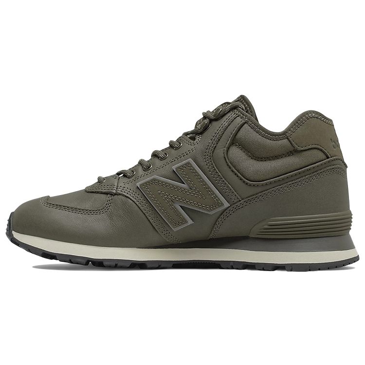 New Balance 574 Serie Lässige Mid-Top Laufschuhe Damen Sneaker Olivgrün MH574BG1 38