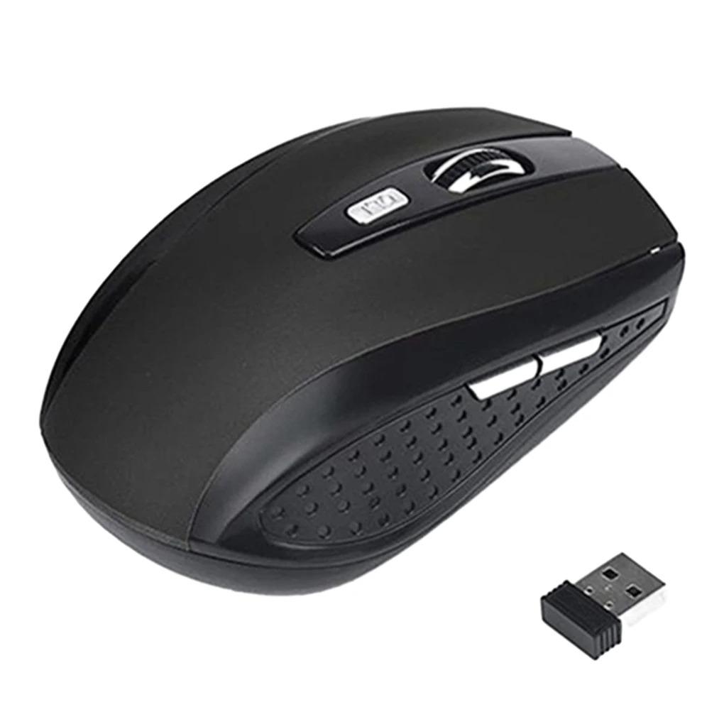 2,4G Drahtlose Maus Gaming Maus Leise Maus Ergonomische Maus 6 Tasten 1600 DPI Optische Büromäuse für Desktop-PC Laptop