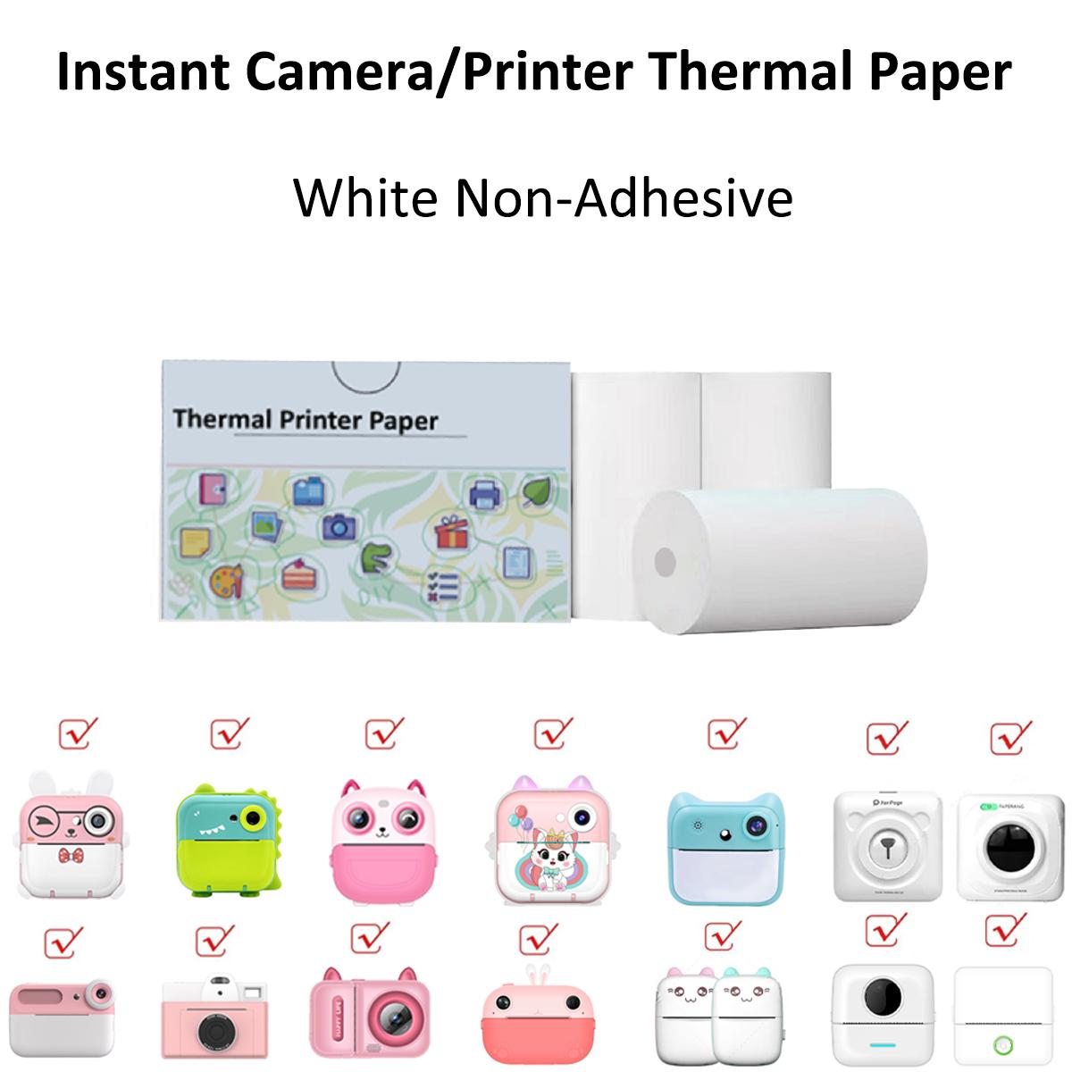 Thermopapier zum Sofortdrucken für Kinderkameras – Zigarettenpapier aus Holzschliff, Mini-Druckerzubehör für Kinderfotografie byzanz-farbe