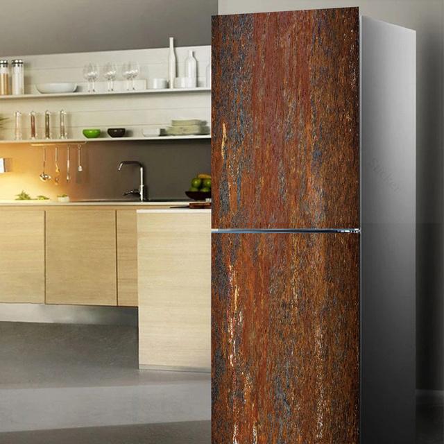Graue coole Tapete für Kühlschrank, Schafschädel, Wein, selbstklebender Vinyl-Aufkleber, Küche, Kühlschrank, Dekoration, Aufkleber, Wandgarderobe 60x180cm(1 pcs)