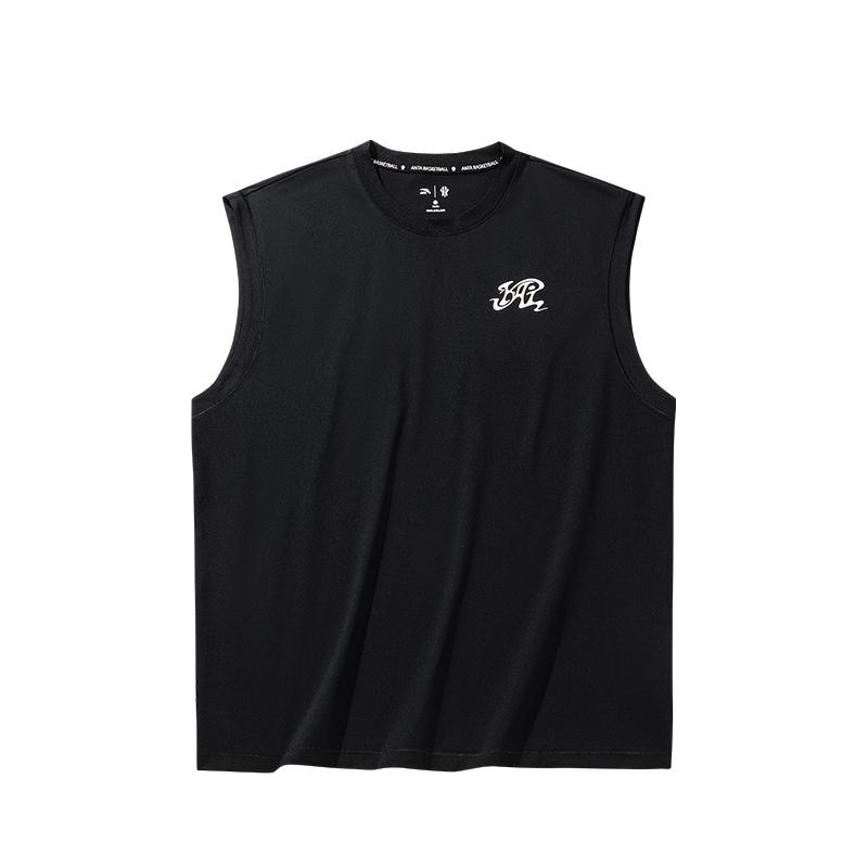 Anta Kyrie Serie 2026 Bequem Atmungsaktiv Sportlich Lässig Schnelltrocknend Sommer Gestrickte Weste Unisex Weste Basic-Schwarz 172621108-3 2XL