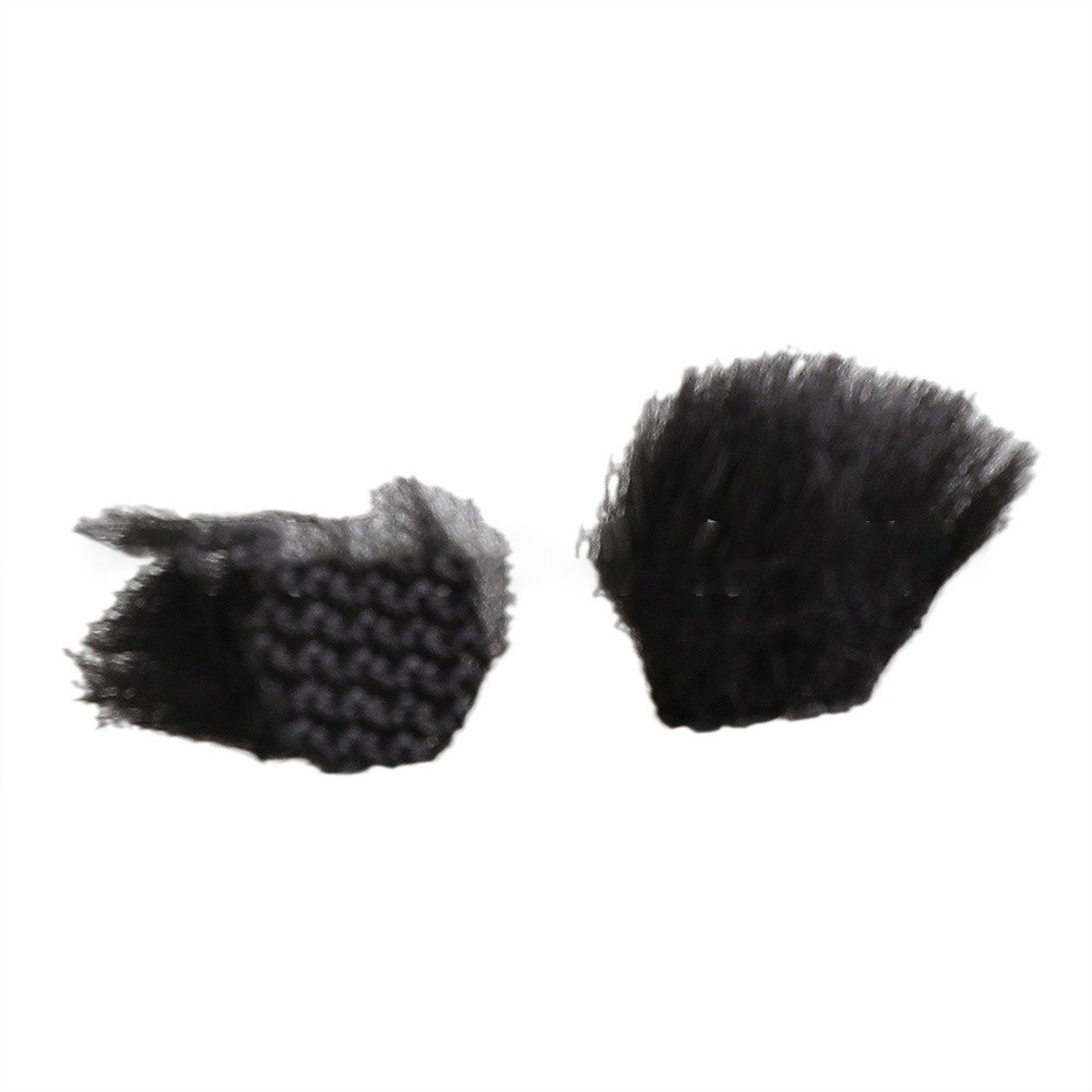 Pelzigen Outdoor Action Kamera Mikrofon Windschutzscheibe Muff für GoPro Hero 8 9 Mikrofon Wind Abdeckung Fuzzy Mic Abdeckung black