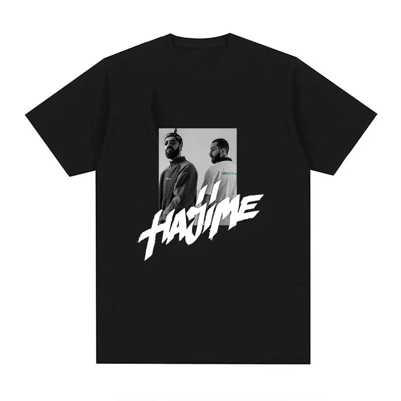 Hajime Miyagi Andy T-Shirt Herren Damen Übergröße Mode O-Ausschnitt Lässig Streetwear Atmungsaktiv Übergroß Bedruckt Locker Unisex T-Shirts M braun