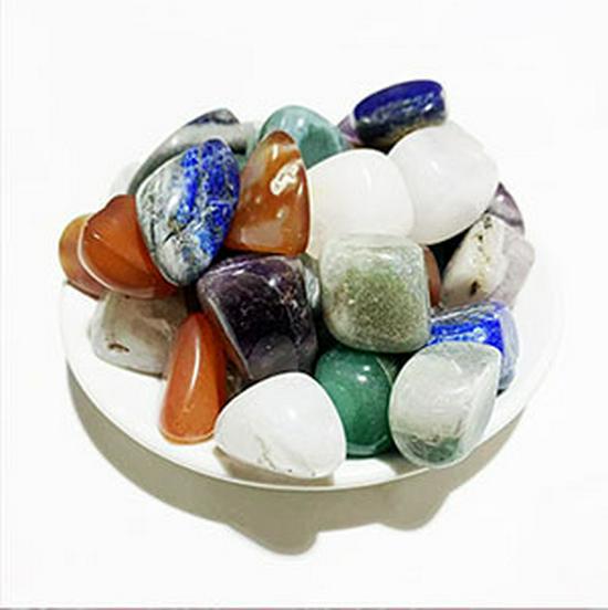 Natürliche polierte Edelsteine für Kinder-Aquarium & Landschaftsdekor 20-25MM, 100g