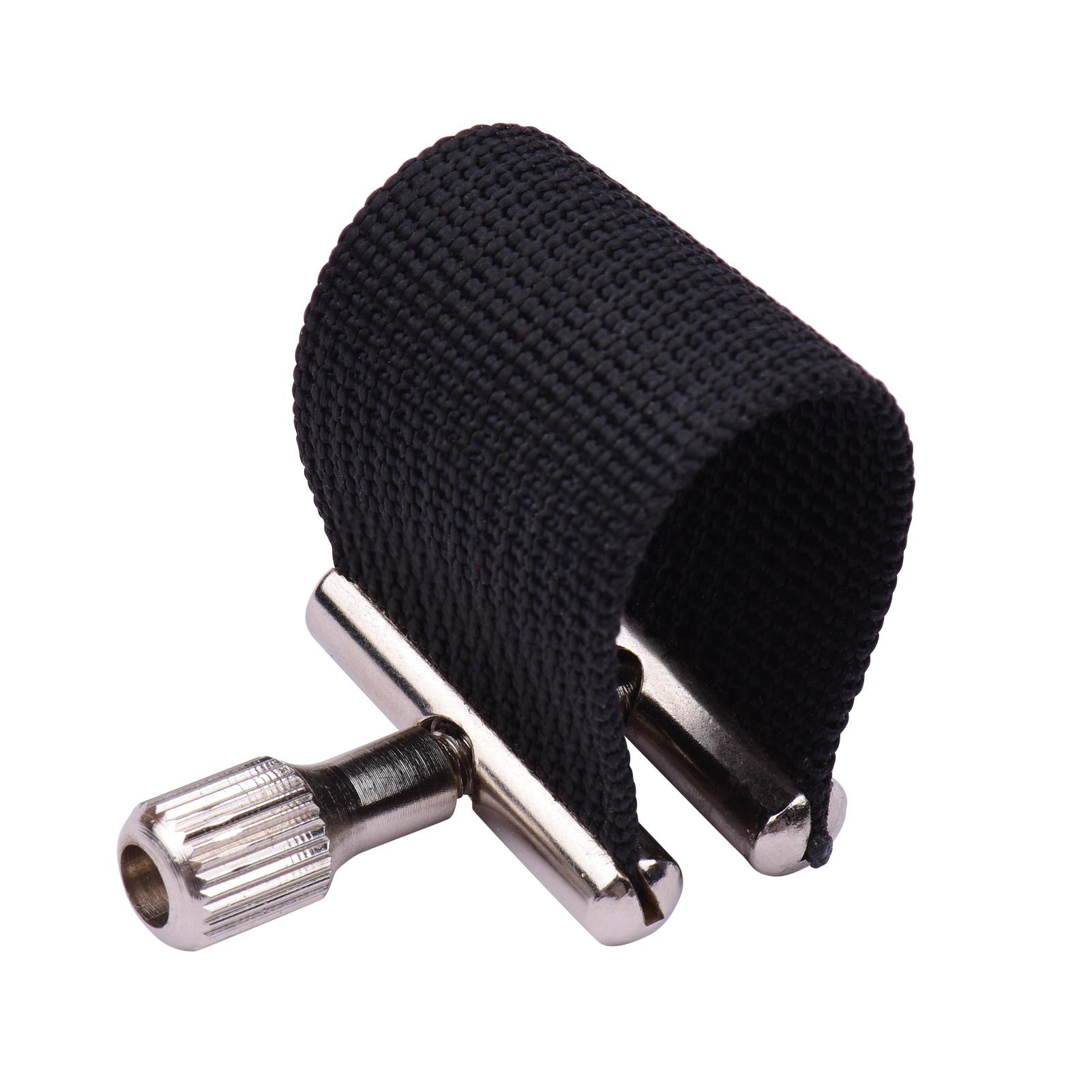 Muslady Saxophon-Blattschraube, kompakte, langlebige Saxophon-Blattschraube für Altsaxophon-Metallmundstück schwarz