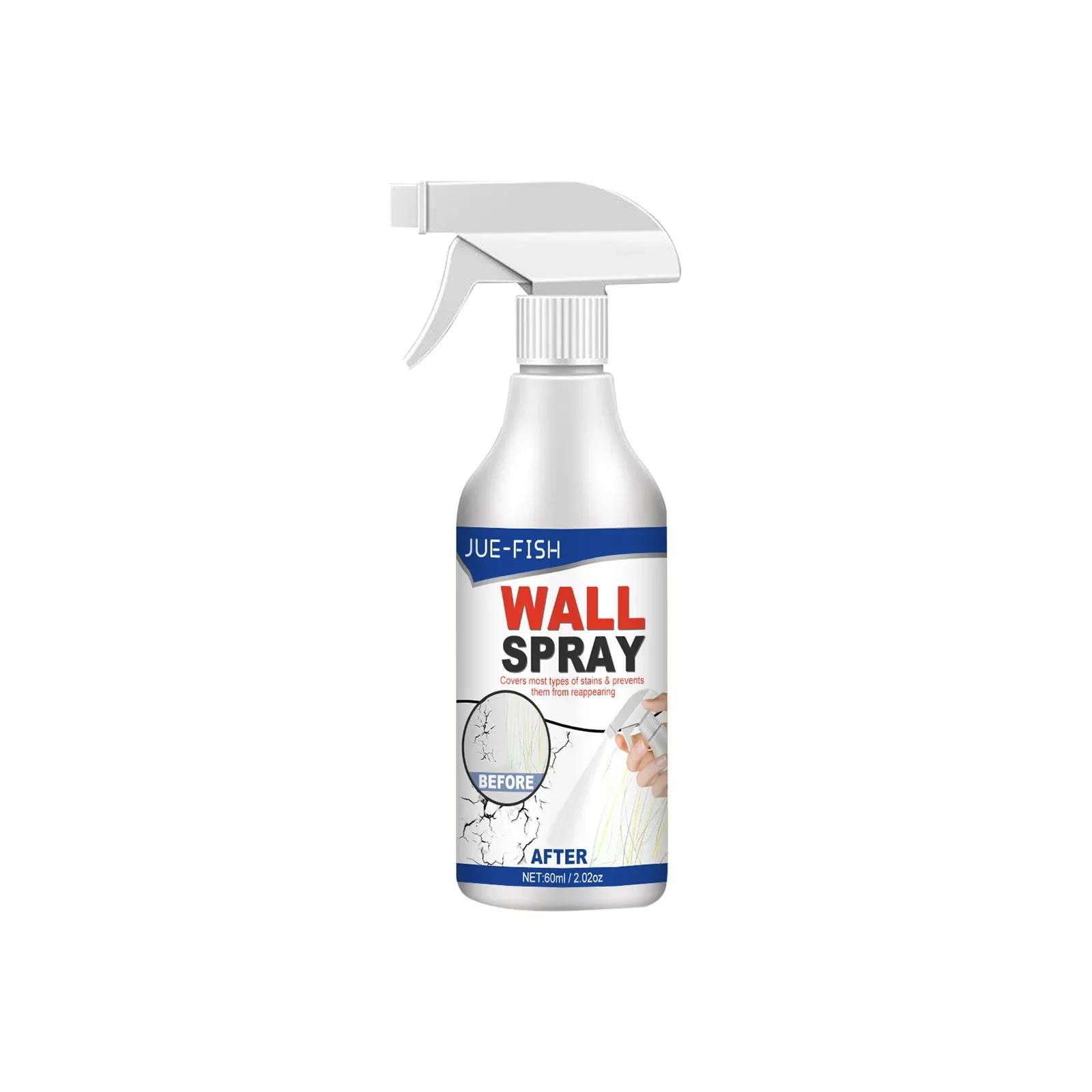 Wand Reparatur Spray Wandriss Abblätternde Reparatur Schimmelfleck Fleckentferner Innenraum Renovierung Farbe Wasserdicht Wandausbesserungsmittel 60ml white