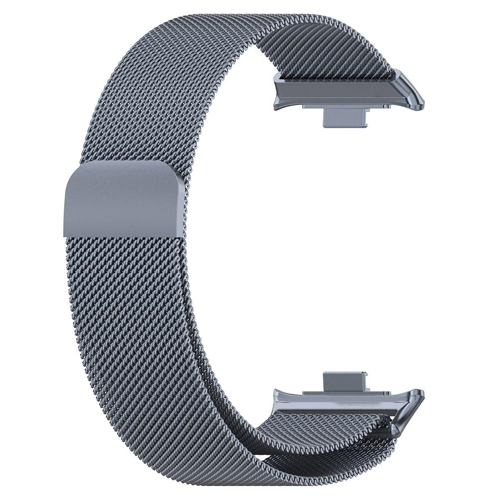 Milanese Loop Band für Redmi Watch 4 Edelstahl Mesh Armband für Xiaomi Mi Band 8 Pro Armband Armband For Redmi Watch 4 graue