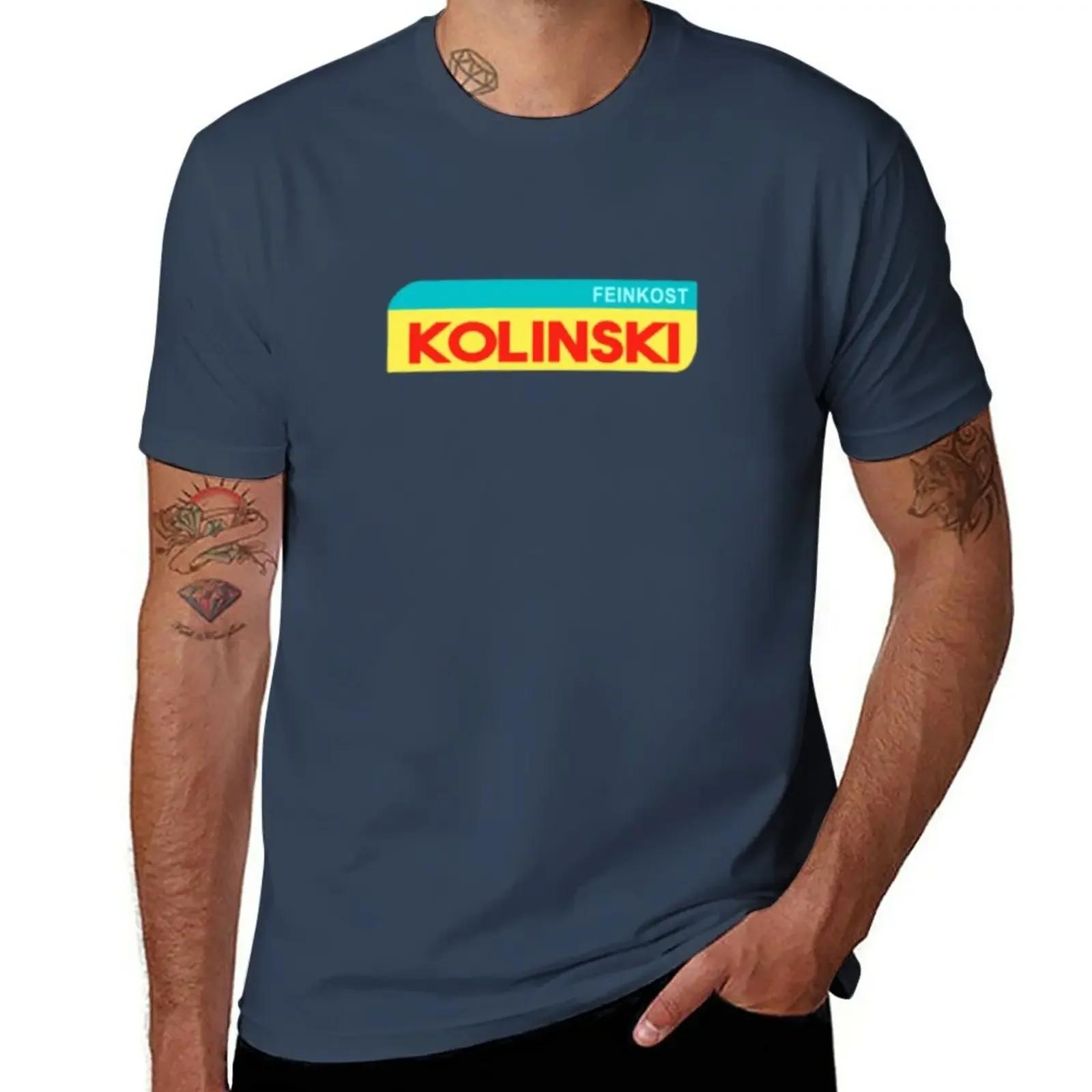 Feinkost Kolinski T-Shirt Grafiken süße Oberteile Herren T-Shirts L dunkelblau