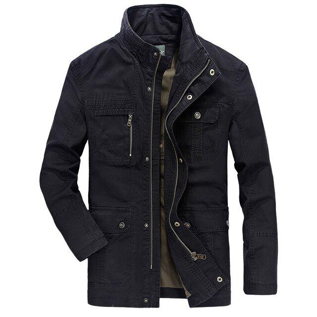 Hochwertige Jacke für Herren, Militär, Frühling und Herbst, Armee-Jacken, solide Baumwolle, männliche Jacke XXXL