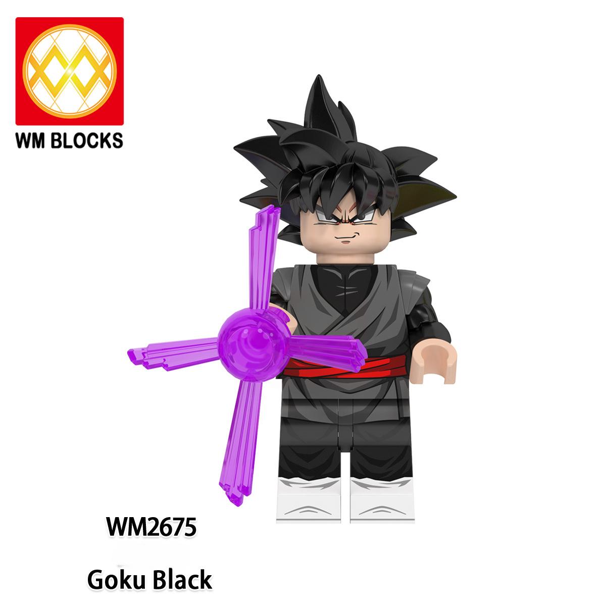 WM6178 Anime Gebäudeblöcke Mini Actionfiguren Köpfe Lernspielzeug für Kinder für Weihnachtsgeschenke