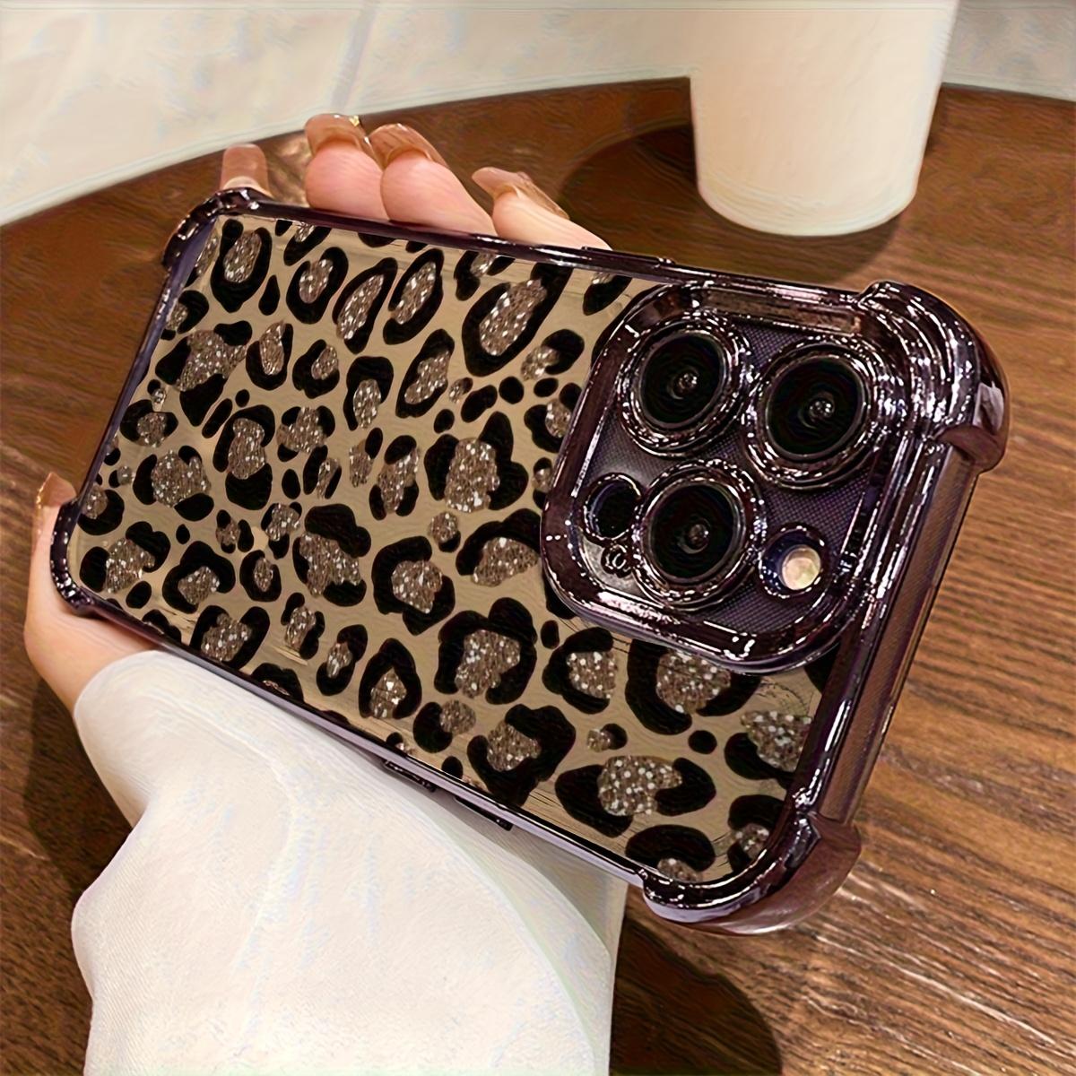 Luxus Personalisierte Leopardenmuster Design Handyhülle Für iPhone 11 12 13 14 15 16 17 Pro Max 16E Air Anti-Sturz Silikon Weiche Hülle iPhone Air