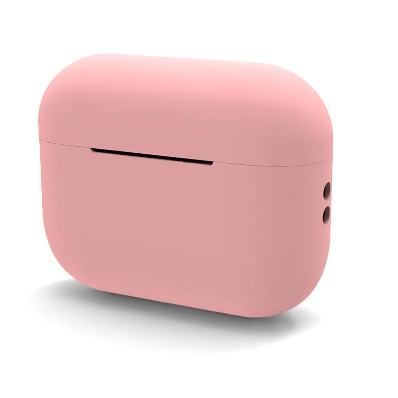 Stoßfeste weiche Silikon-Schutzhülle für Appe Airpods Pro 2 Kopfhörer-Schutzhülle für Airpods Pro 2 (2022) dunkel rosa