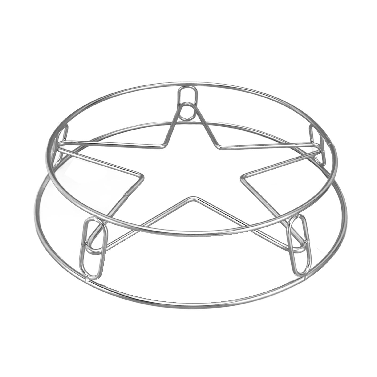 Hoher Untersetzerständer Stabile Basis Multifunktional Rostfrei Hochtemperaturbeständig Dämpfen