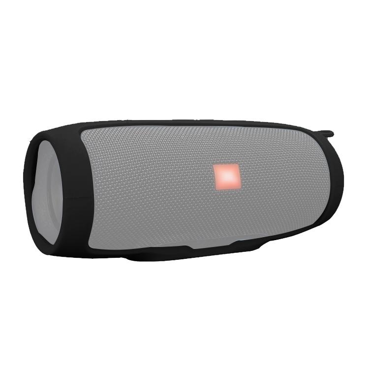 Stoßfeste, wasserdichte Schutzhülle aus weichem Silikon für JBL Charge3 Bluetooth-Lautsprecher schwarz
