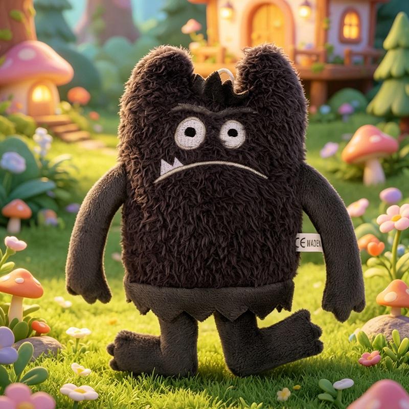 Kleines Monster-Puppe Weiche Plüschtiere Mehrere Lustige Ausdrucksfarben Niedliches Monster Für Heim-Schreibtisch-Dekorationen Geburtstagsgeschenke 17cm