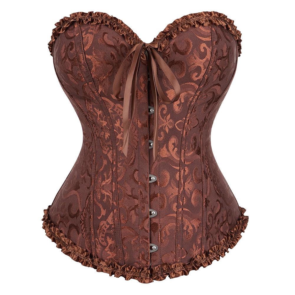 Europäischer & Amerikanischer Formgebender Body Shaper mit Haken für Hochzeitskleid XS kaffeebraun