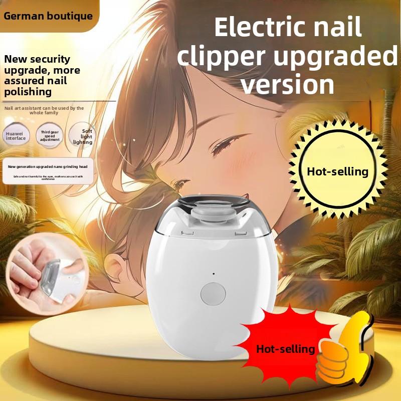 Elektrischer Nagelfräser Wiederaufladbare Nagelfeile für Zuhause Baby Maniküre Pediküre Pflege 1pcs