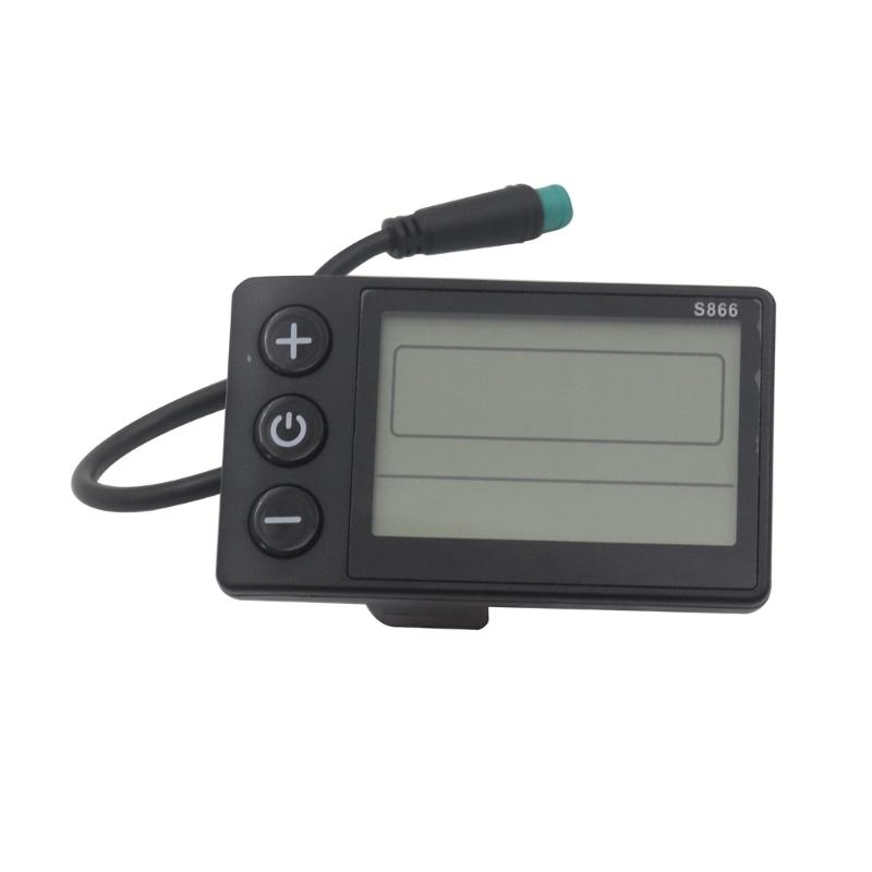 Elektroroller Dashboards mit Echtzeit-Geschwindigkeit, Batteriestand, Kilometerzählern, Sicheres Fahrradzubehör 1