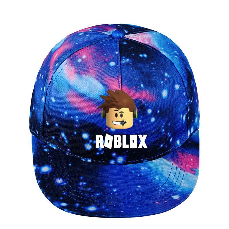 Spiel Roblox Sternenhimmel Baseballkappe Unisex Hip Hop Trucker-Hut Blue
