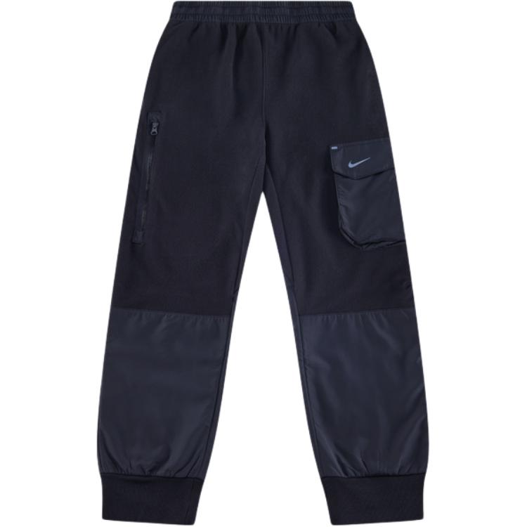 Nike Sportswear Therma-FIT Strick-Jogginghose Warm Atmungsaktiv Bequem Stilvoll Kinder-Jogginghose Schwarz HF4211-010 XS