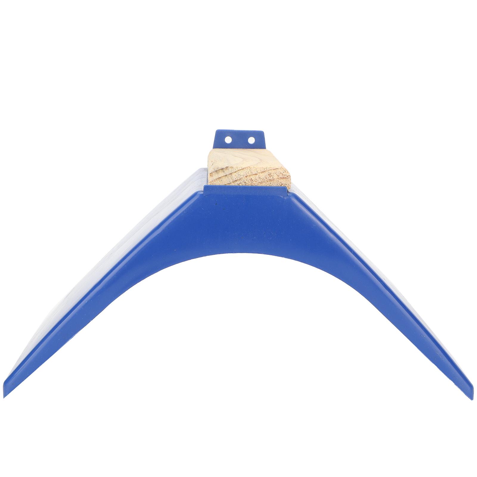 Haustier Tauben Käfig Ruhe Ständer Vogel Kunststoff Stütze Sitzstangen mit Holzblock Käfig Zubehör Blau mit