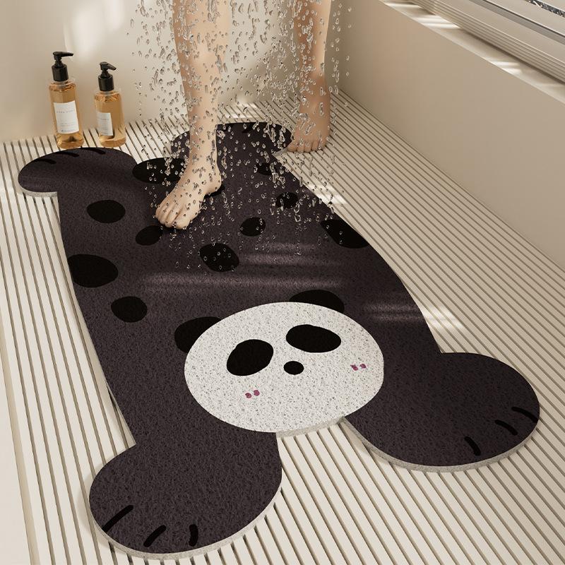 Badezimmer Rutschfeste Matte Toilette Haushalt Kinder-Toilette Hohlmatte Duschraum Duschraum Bad Bad Bodenmatte 40 * 70CM