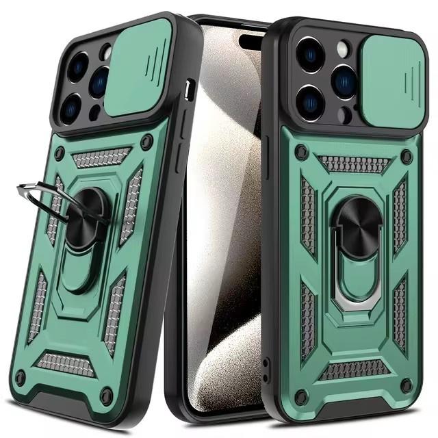 Schiebekamera Magnetische Hülle Für iPhone 16 15 Pro Max 13 12 Mini Hülle Für iPhone 14 11 Pro Max 15 16 Plus Ringhalter Handyhülle For iPhone 12 Mini