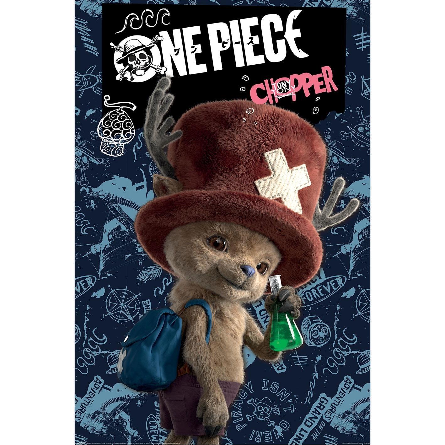 One Piece Live Action Maxi Tony Tony Chopper Poster One Size schwarz