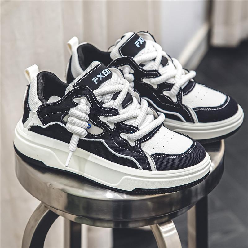 Herrenmode Laufschuhe Street Hiphop Skateboard Schuhe Chunky Comfy Soft Casual Sneakers Männer Tenis Masculino Schuhe Männlich 39