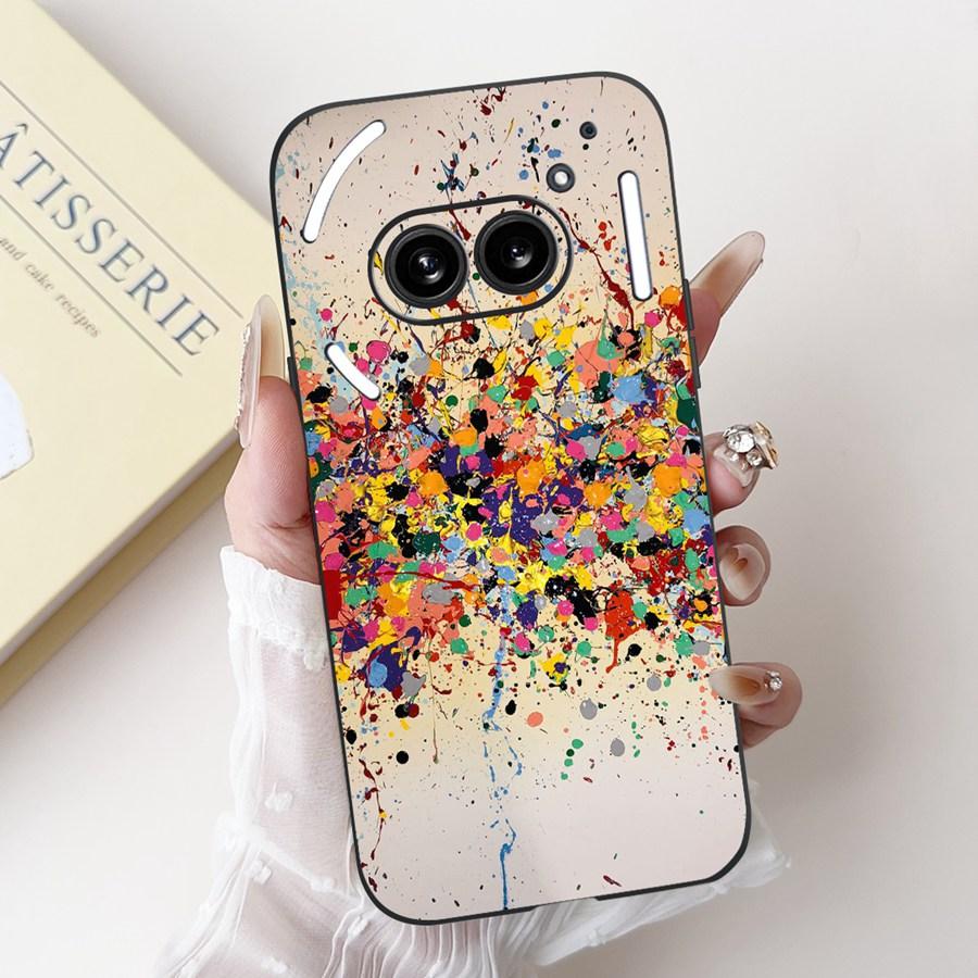 Für Nothing Phone 2A Hülle A142 Schwarz Niedliche Cartoons Silikon Weiche Hülle Schützende Abdeckung Für Nothing Phone2 Phone2A Plus Fundas Nothing Phone 2A