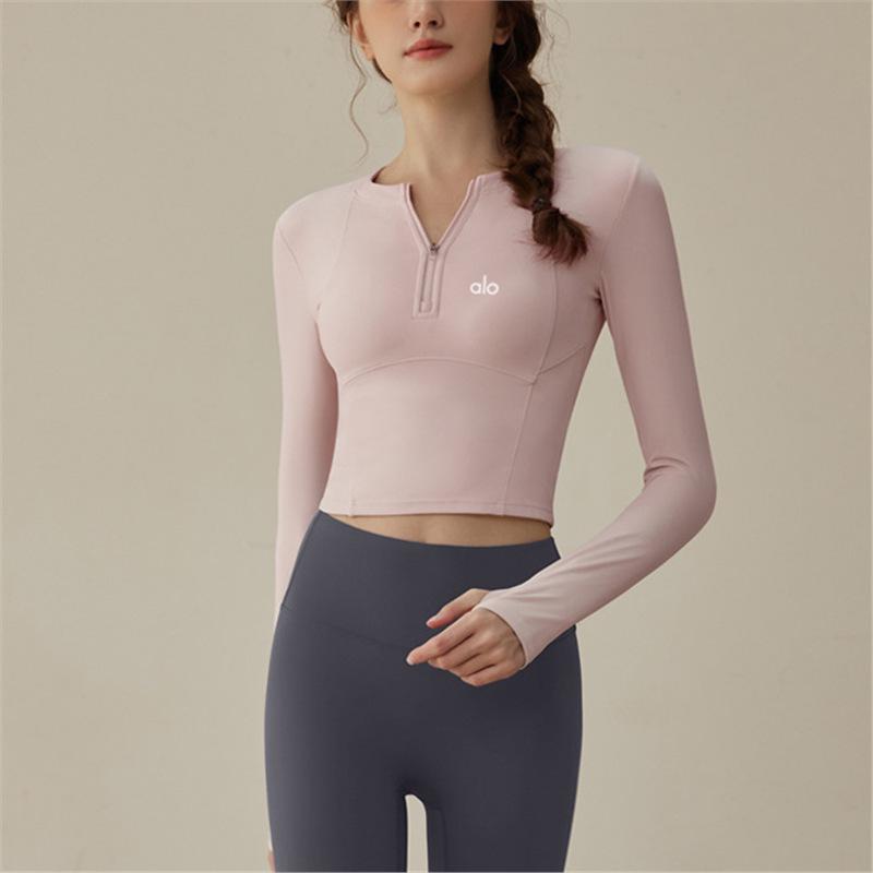 Alo Yoga Damen Fitness-Set: Herbst/Winter Yoga Jacke & Laufhose Medium